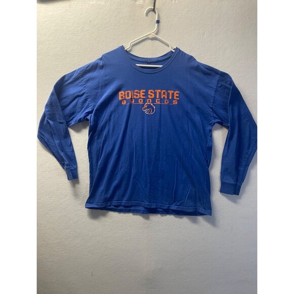 Boise State Broncos Blue and Orange Long Sleeve T-Shirt - Picture 1 of 7